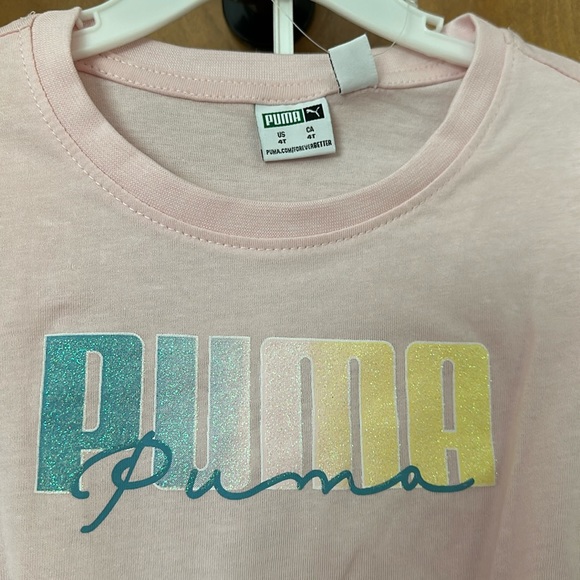 Girl’s PUMA long sleeve 2 piece jogger leggings set - Picture 5 of 5